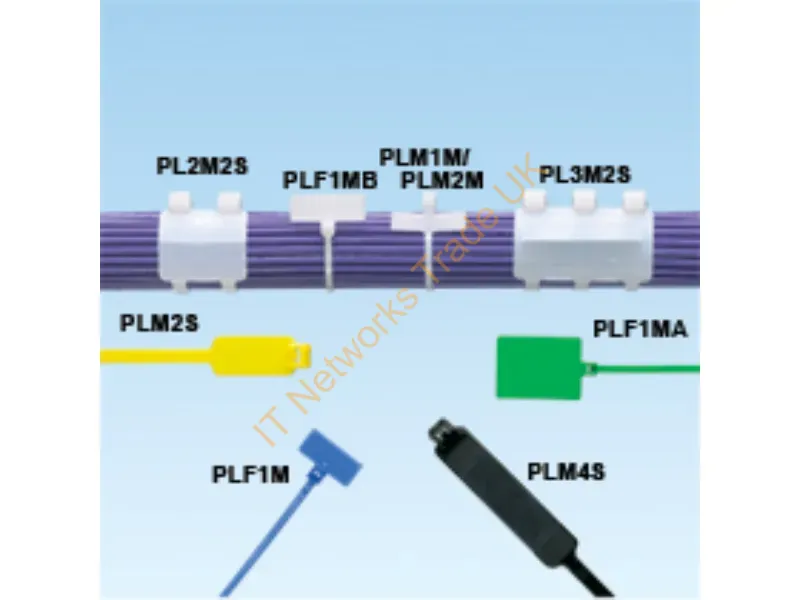 PLF1MA-M - Panduit , Flag, 5.1", Nylon 6.6, Natural Cable Tie