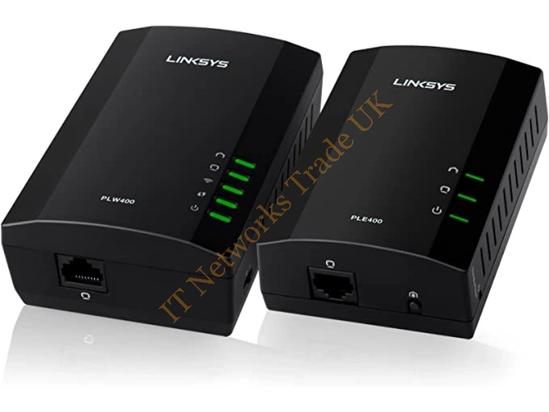 PLSK400NP Linksys Powerline Homeplug Av 4-Port Network Adapter Kit 4 X Network (rj-45) 200 Mbps Powerline