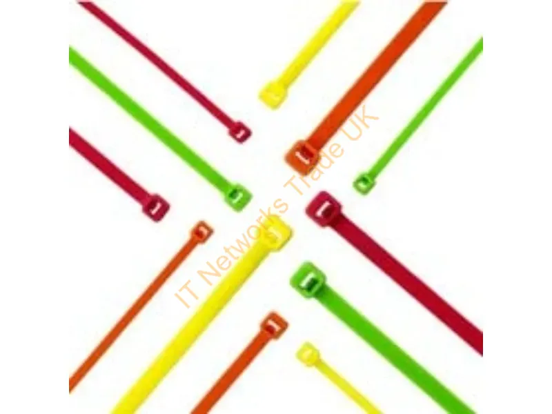 PLT2I-M59 - Panduit , 8.0"L (203Mm), Intermediate, Nylon, Fluorescent Pink, 1000Pc Cable Tie