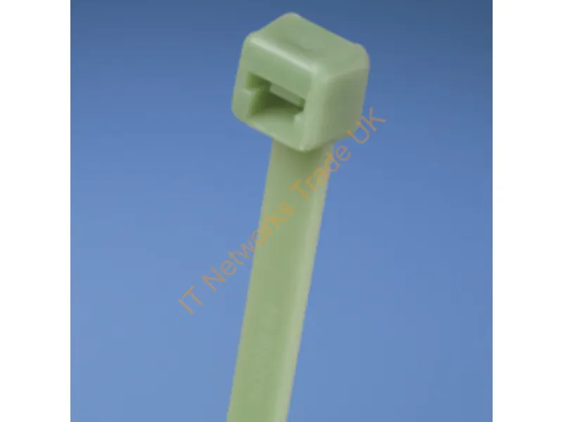 PLT2S-M109 - Panduit , 7.4"L (188Mm), Standard, Polypropylene, Green, 1000Pc Cable Tie Nylon