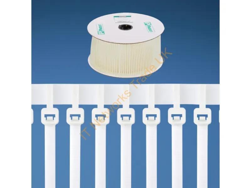 PLT2S-VMR - Panduit Cabletie Std 8.1In Nat Rl2500 Cable Tie Nylon White