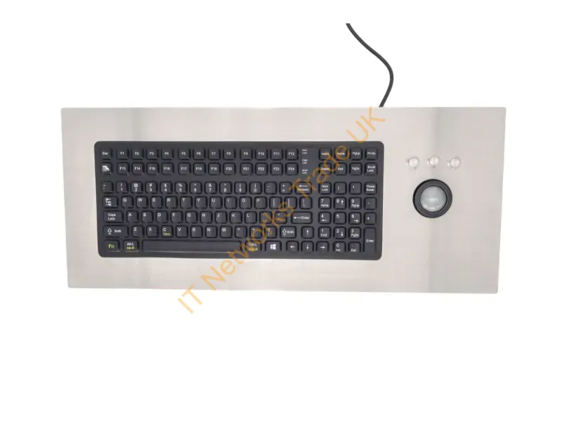 PM-2000-TB-USB - Ikey Nema 4X Stainless, Panel Mount Keyboard