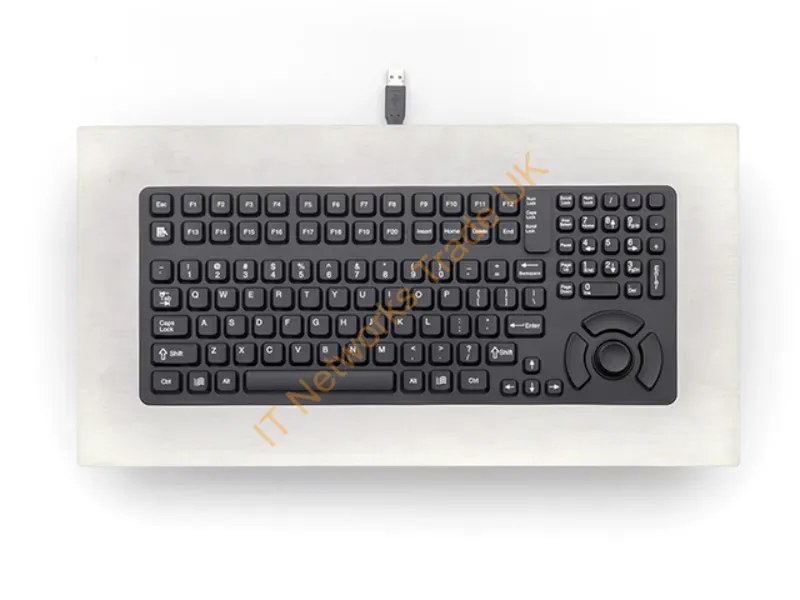 PM-5K-FSR-PS2 - Ikey Pm-5K-Fsr-Ps2 Keyboard Ps/2 Qwerty English Black