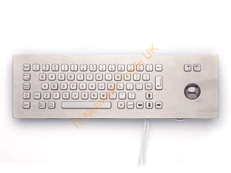 PM-65-TB-SS-USB - Ikey Stainless Steel Keyboard, Ip 65, Integra