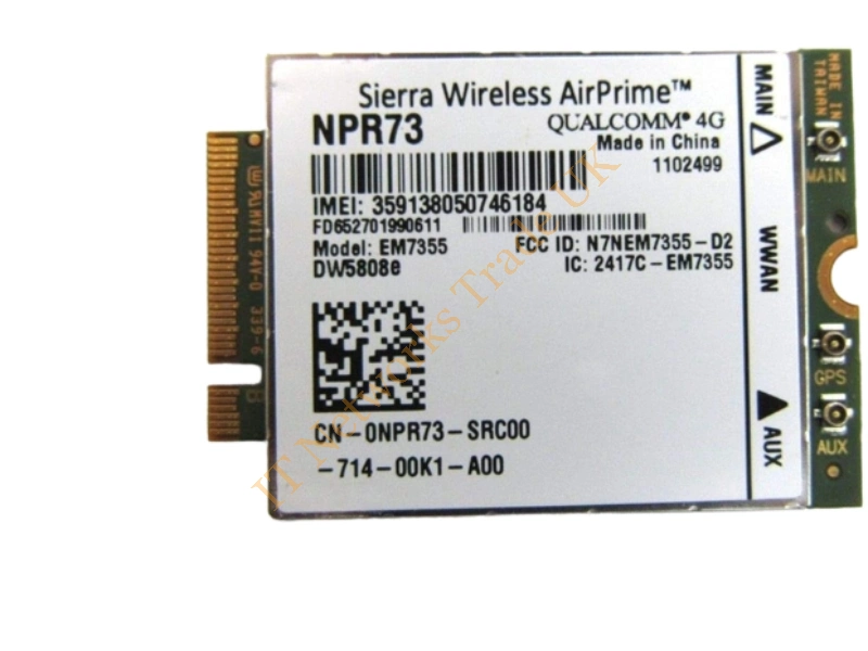 PN01C Dell Wireless 5808e 4g LTE Mobile Broadband WWAN Module Card Wireless LAN Card