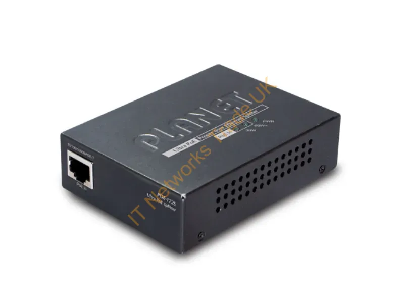 POE-172S - PLANET POE-172S network splitter Power over Ethernet (PoE) Black