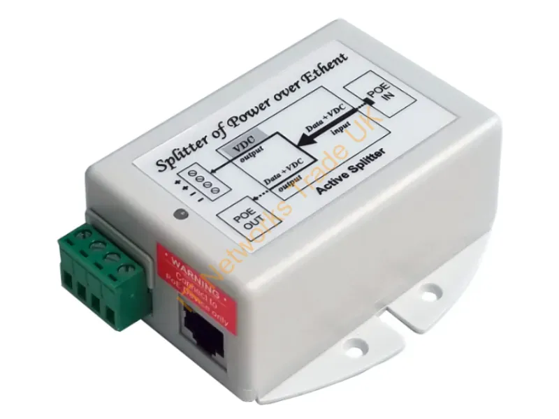 POE-SPLT-4812G-P - Tycon Systems Poe-Splt-4812G-P Poe Adapter Gigabit Ethernet 30 V