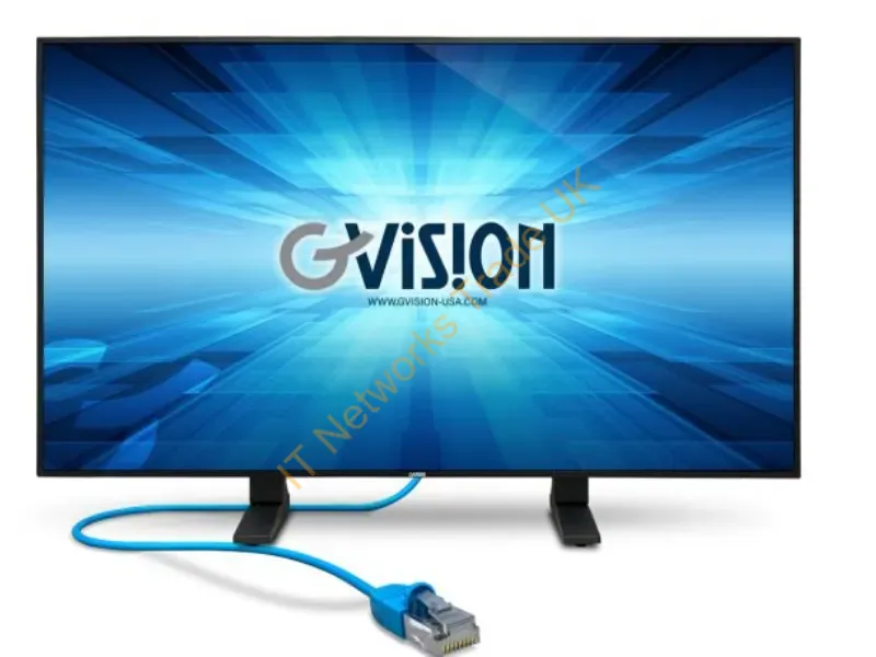 POE32MD-AU-400G - Gvision Gvision, 32'' Poe Powered Lcd Display, Led Backlit, Hdmi + Vga + Bnc In/Out(Tvi/Cvi/Ahd/Cvbs), Ethernet 10/100 Rj45 Poe Input Interface, Hd 1920 X 1080, 300 Nits, 1200:1 Contrast, 2X 2.5W Speaker, Met