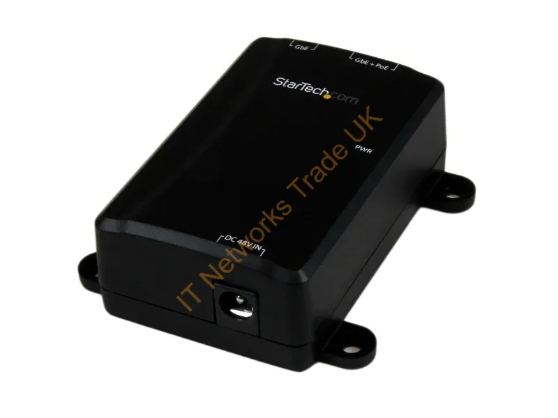 POEINJ1GW - StarTech.com POEINJ1GW Gigabit Ethernet 48V PoE adapter Network Adapters