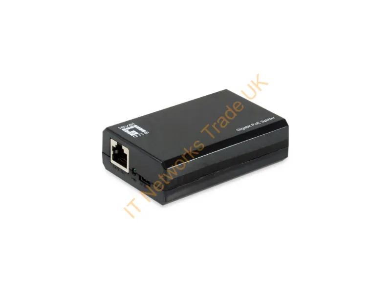 POS-5001 - LevelOne Gigabit PoE bt to USB-C PD 3.0 Splitter