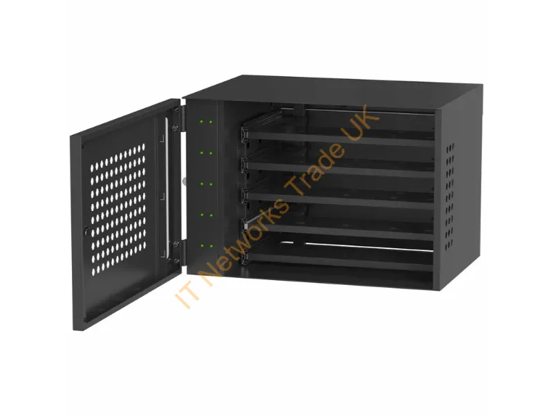 POW-LICC10 - Cta Digital Pow-Licc10 Charging Station Organizer Wall Mounted Steel Black