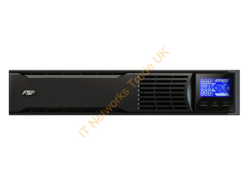 PPF9001401 - FSP Champ Rack 1K uninterruptible power supply (UPS) Double-conversion (Online) 1 kVA 900 W 3 AC outlet(s)