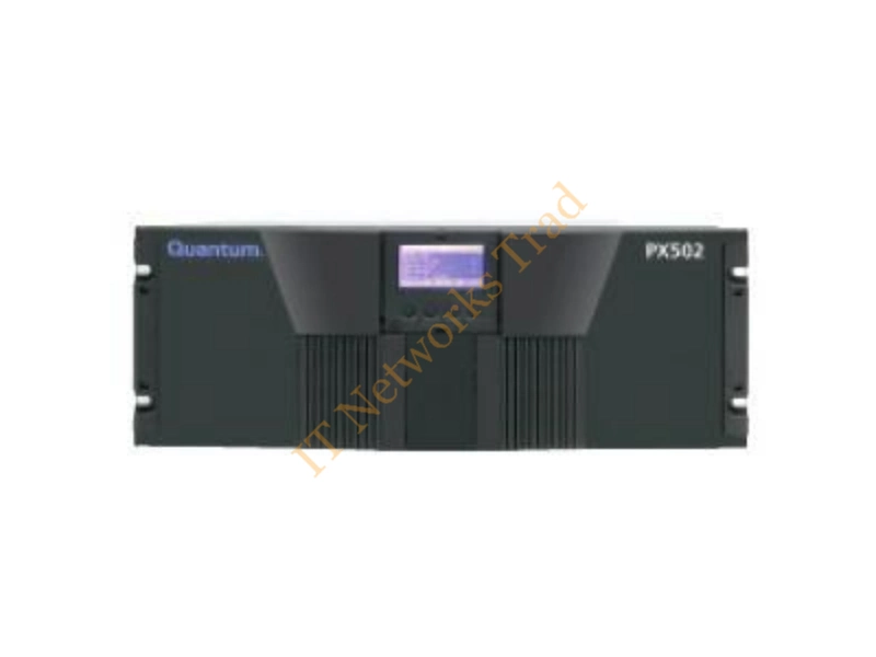 PR-A25AC-YF Quantum PX502 38-Slots 15.2TB(Native) / 30.4TB(Compressed) LTO Ultrium 3 Fibre Channel 2Gbps 4U Rack-mountable Tape Library with LTO-3 Tape Tape Drive Storage