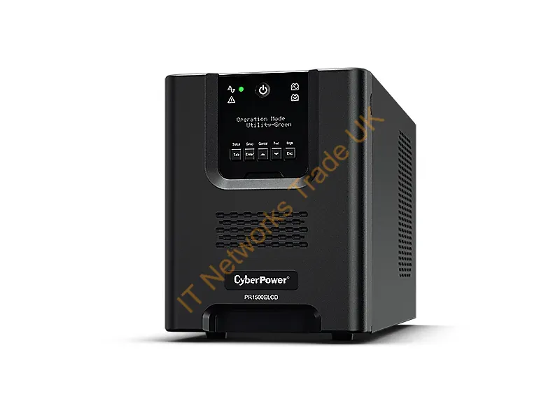 PR1500ELCD - CyberPower PR1500ELCD uninterruptible power supply (UPS) Line-Interactive 1.5 kVA 1350 W 8 AC outlet(s)