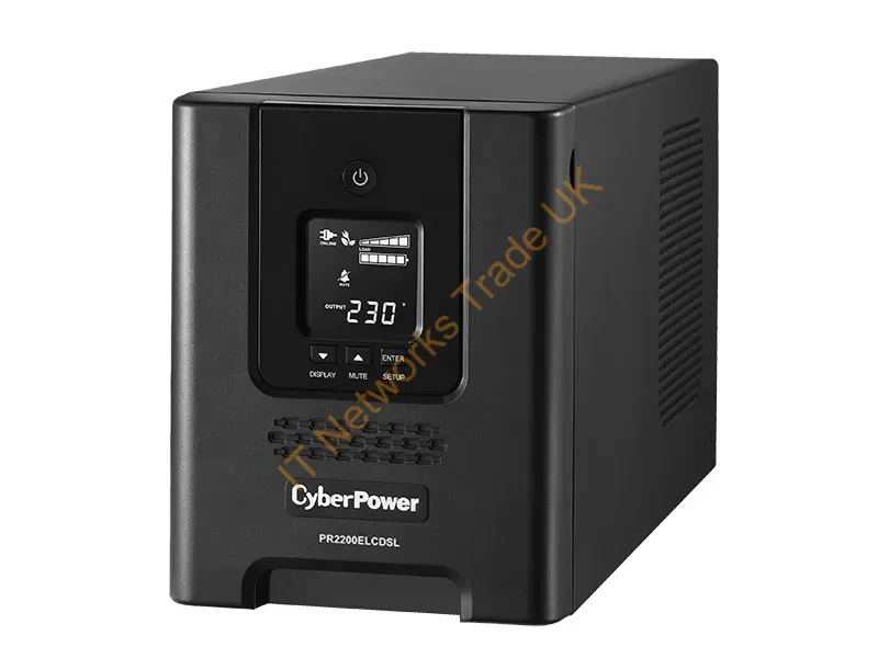PR2200ELCDSL - CyberPower PR2200ELCDSL uninterruptible power supply (UPS) Line-Interactive 2.2 kVA 1980 W 9 AC outlet(s)