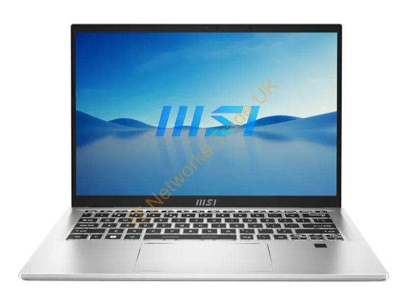 PRE14H12629 - Msi Prestige 14H B12Ucx-629Us Intel Core I5 I5-12500H Laptop 14" Full Hd+ 16 Gb Lpddr5-Sdram 512 Gb Ssd Nvidia Geforce Rtx 2050 Wi-Fi 6E (802.11Ax) Windows 11 Pro Silver