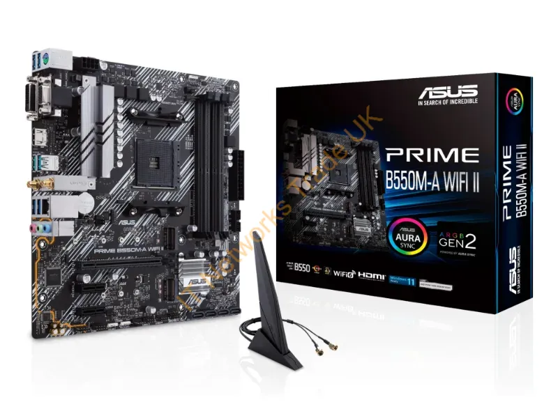 PRIMEB550M-AWIFIII - Asus Prime B550M-A Wifi Ii Amd B550 Socket Am4 Micro Atx