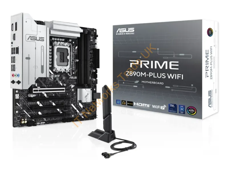 PRIMEZ890M-PLUSWIFI - Asus Prime Z890M-Plus Wifi Intel Z890 Lga 1851 (Socket V1) Micro Atx