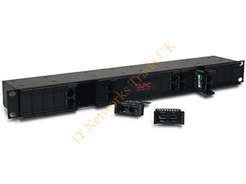 PRM24 APC 24-Position Surge Suppressor Chassis for Replaceable Data Line Surge Protection Modules Power Distribution Unit