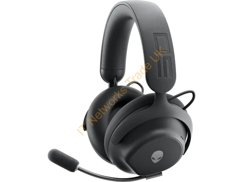 PRO-HS-G-DEAM - Alienware PRO-HS-G-DEAM headphones/headset Wired & Wireless Head-band Gaming USB Type-C Bluetooth Black