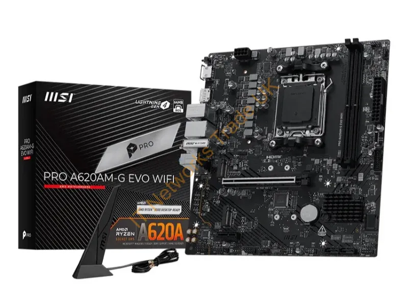 PROA620AM-GEVOWIFI - MSI AM4 PRO A620AM-G EVO WIFI M-ATX