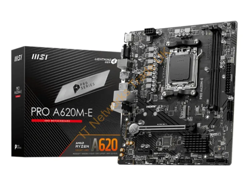 PROA620ME - Msi Pro A620M-E Motherboard Amd A620 Socket Am5 Micro Atx