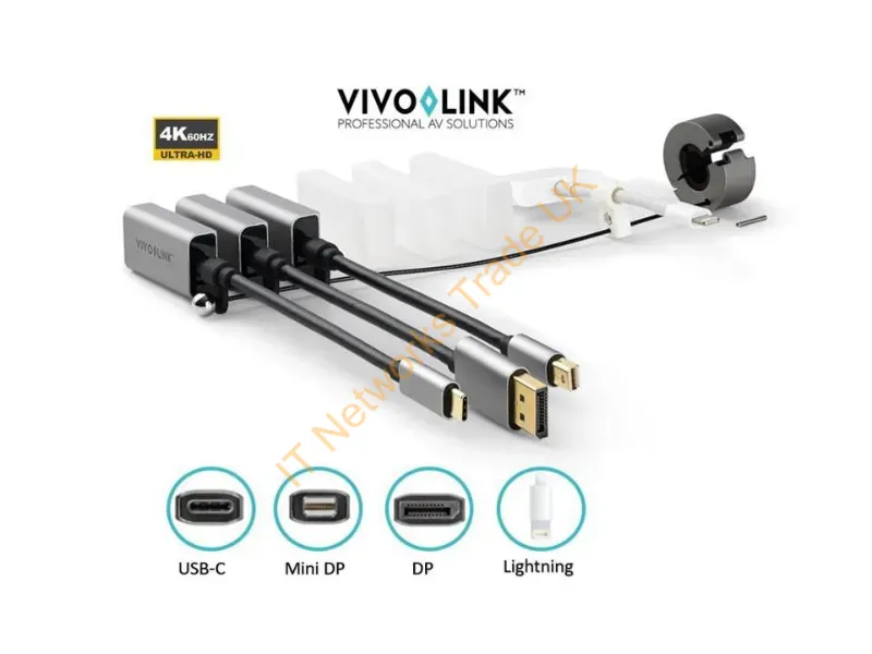 PROADRING13S - Vivolink PROADRING13S video cable adapter HDMI Type A (Standard) Aluminium