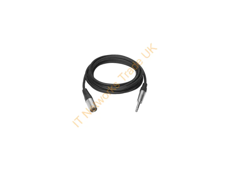 PROAUDXLRJACK10 - Vivolink PROAUDXLRJACK10 audio cable 10 m XLR 6.35mm Black