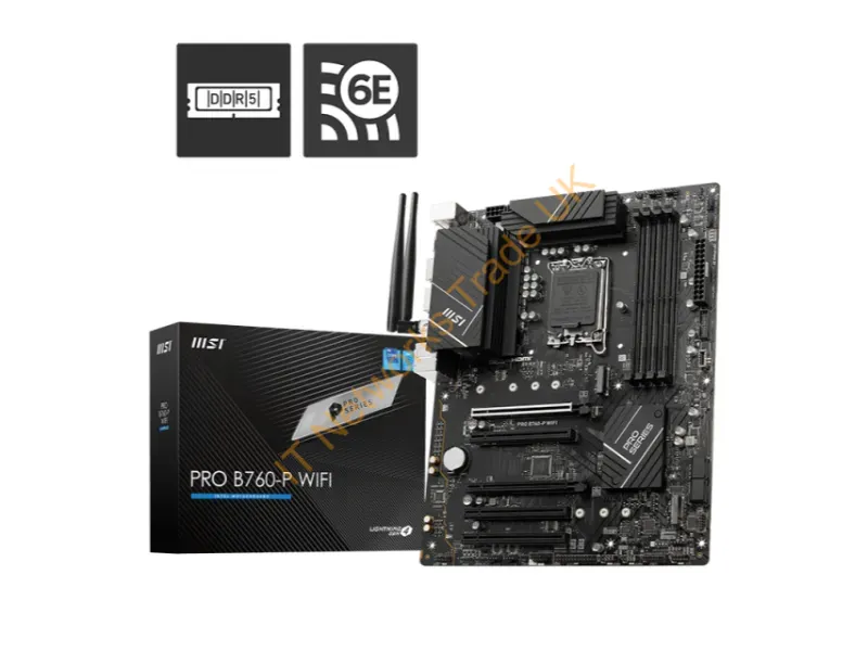 PROB760PWIFI - Msi Pro B760-P Intel B760 Lga 1700 Atx