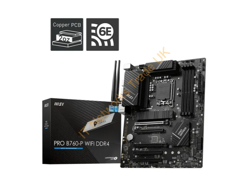 PROB760PWIFID4 - Msi Pro B760-P Intel B760 Lga 1700 Atx