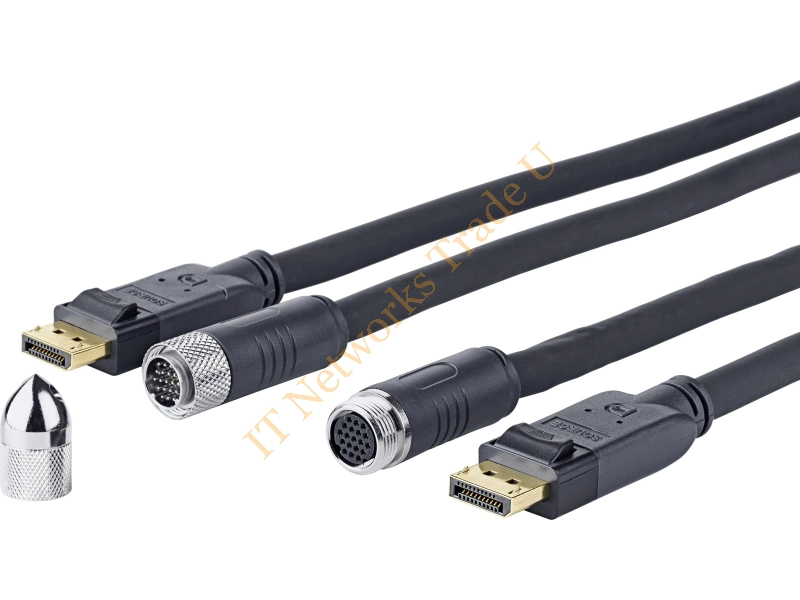 VivoLink PRODPCW15 15m DisplayPort HDMI Black DisplayPort cable Video Cable