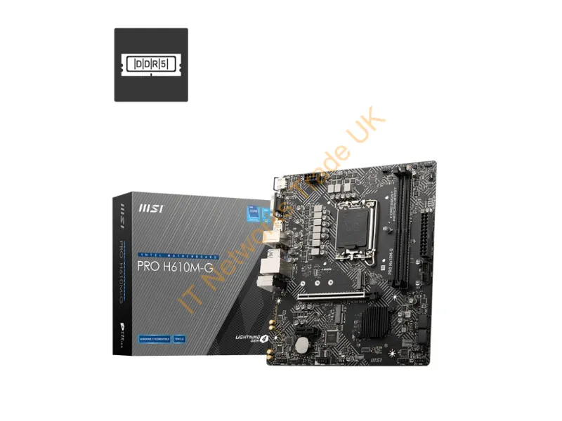 PROH610MGD5 - Msi Pro H610M-G Motherboard Intel H610 Lga 1700 Micro Atx