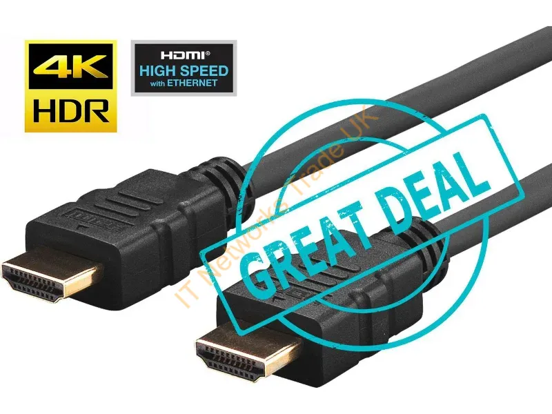 PROHDMIHD1-BULK - Vivolink 10 x Pro HDMI Cable 1m Ultra Flexible