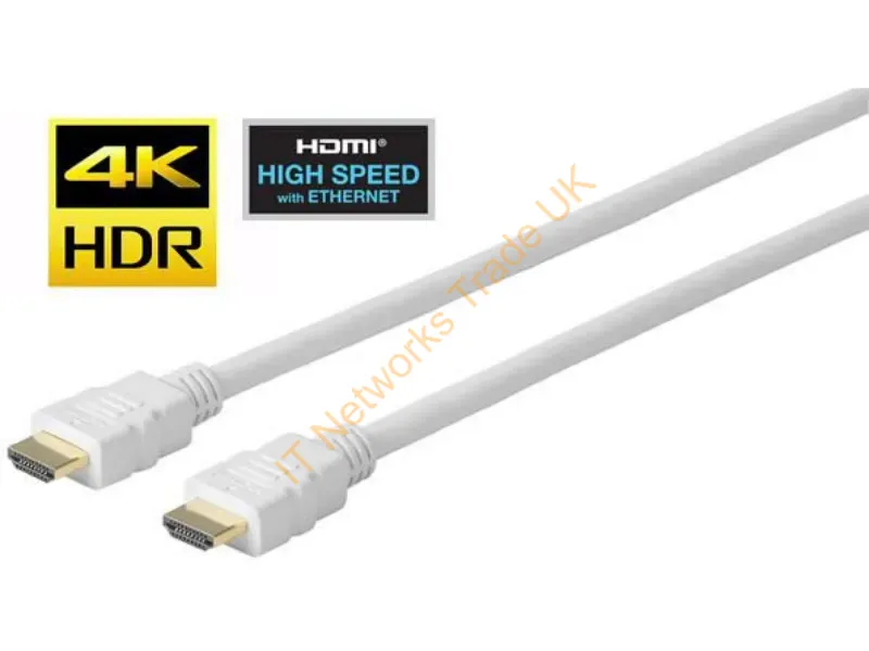 PROHDMIHD10W - Vivolink Pro HDMI Cable White 10m Ultra Flexible