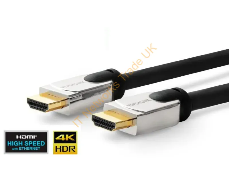 PROHDMIHDM12.5 - Vivolink PRO HDMI CABLE METAL HEAD HDMI 2.0 4K