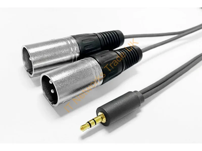 PROMJXLRS15 - Vivolink PROMJXLRS15 audio cable 15 m 3.5mm XLR Black