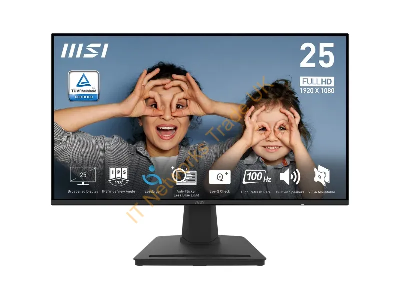 PROMP252 - Msi Pro Mp252 Computer Monitor 24.5" 1920 X 1080 Pixels Full Hd Led Black