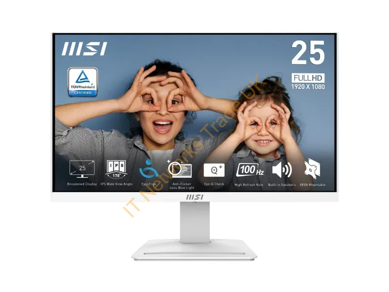 PROMP253W - Msi Pro Mp253W Computer Monitor 24.5" 1920 X 1080 Pixels Full Hd Led White