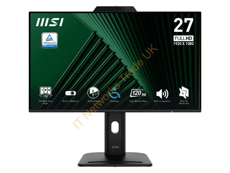 PROMP272PMG - Msi Pro Mp272Pmg Computer Monitor 27" 1920 X 1080 Pixels Full Hd Lcd Black