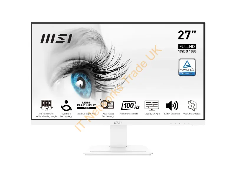 PROMP273AW - Msi Pro Mp273Aw Computer Monitor 27" 1920 X 1080 Pixels Full Hd Led White