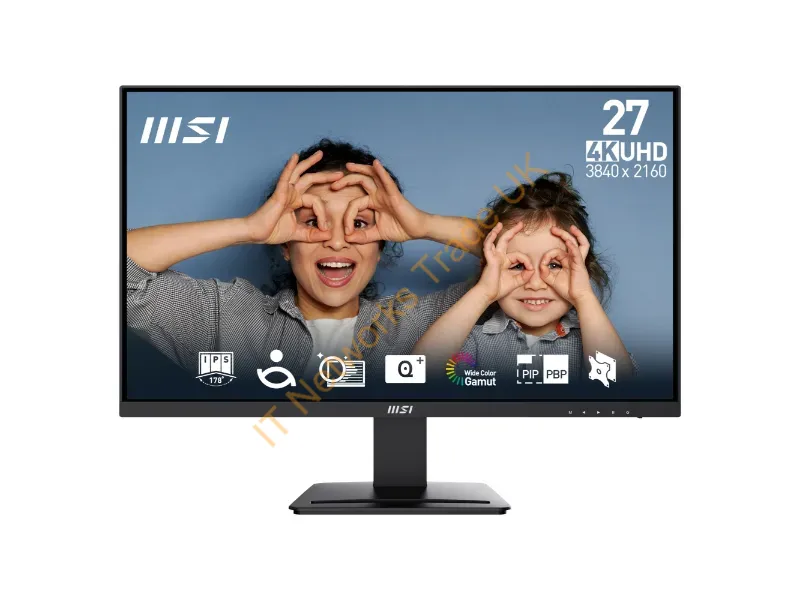 PROMP273U - Msi Pro Mp273U Computer Monitor 27" 3840 X 2160 Pixels 4K Ultra Hd Black