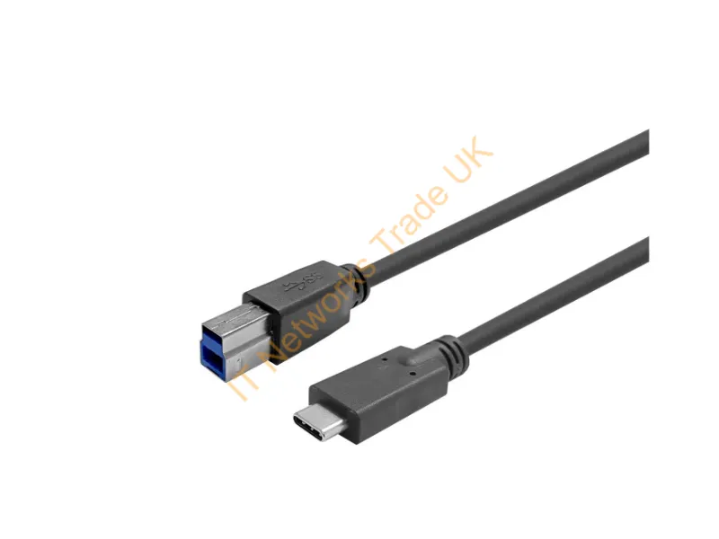 PROUSBCBMM12.5 - Vivolink PROUSBCBMM12.5 USB cable USB 3.2 Gen 1 (3.1 Gen 1) 12.5 m USB C USB B Black