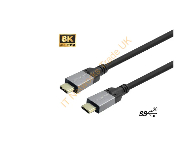 PROUSBCMM3 - Vivolink PROUSBCMM3 USB cable USB 3.2 Gen 2x2 3 m USB C 100 W Black