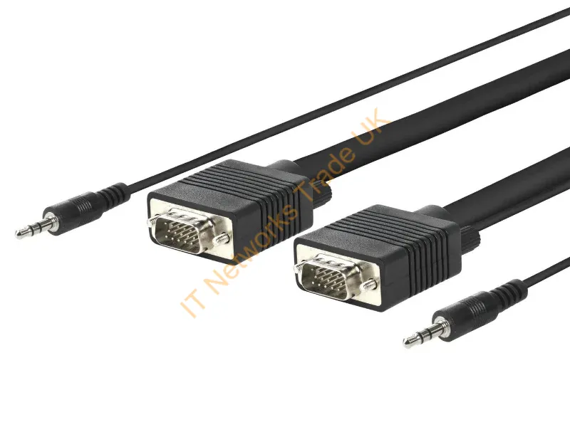 PROVGAS15 - Vivolink PROVGAS15 video cable adapter 15 m VGA (D-Sub) + 3.5mm Black