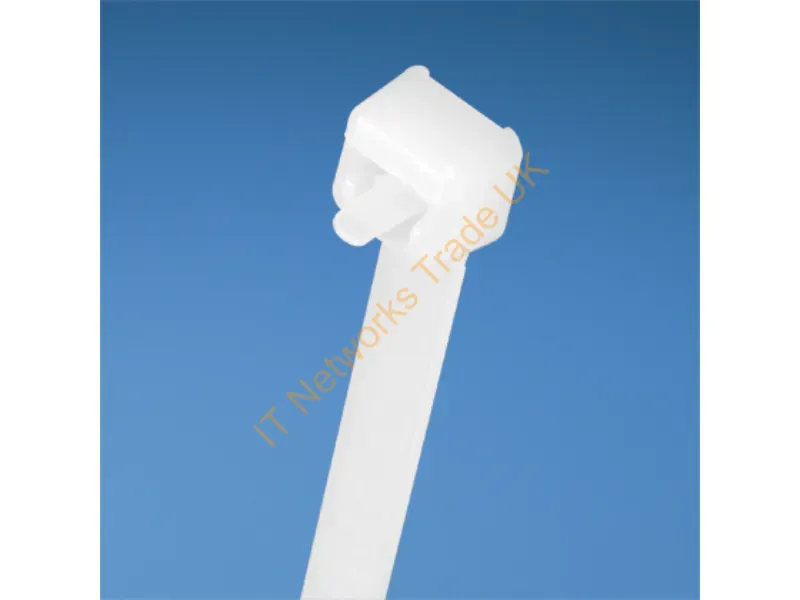 PRT3S-M - Panduit Prt3S-M Cable Tie Parallel Entry Cable Tie Nylon White 1000 Pc(S)