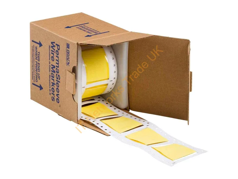 PS-1500-2-YL - Brady People Id Ps-1500-2-Yl Cable Marker Yellow Polyolefin
