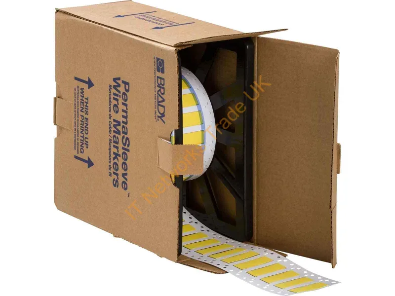 PS-375-2-YL - Brady People Id Ps-375-2-Yl Cable Marker Yellow
