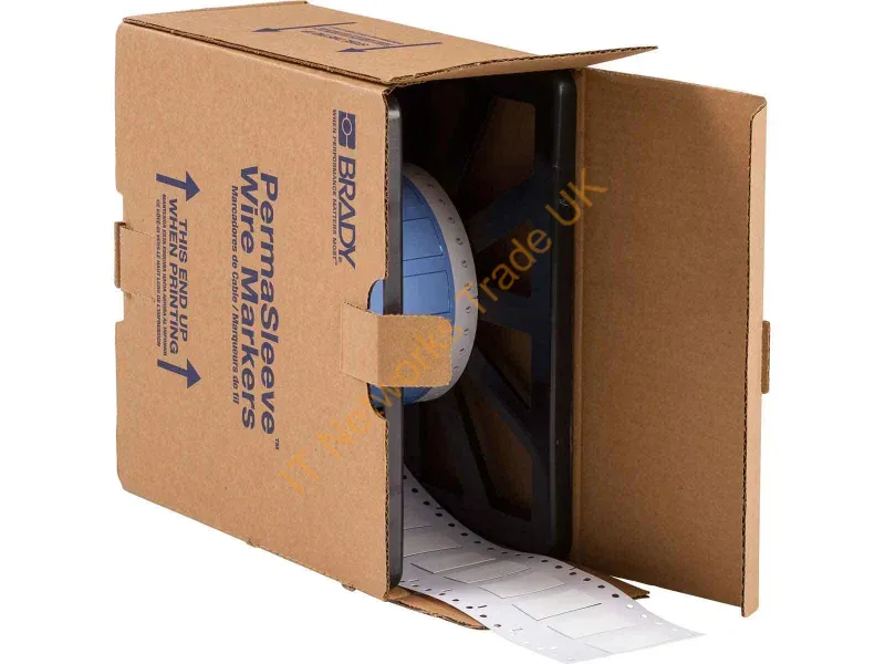 PS-500-150-WT - Brady People Id Ps-500-150-Wt Cable Marker Yellow Polyolefin