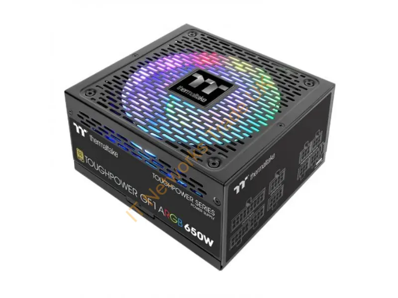 PS-TPD-0650F3FAGU-1 - Thermaltake Toughpower Gf1 Argb Power Supply Unit 650 W 24-Pin Atx Atx Black