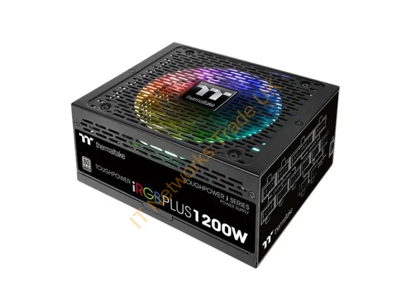 PS-TPI-1200F2FDPE-1 - Thermaltake Toughpower iRGB PLUS power supply unit 1200 W 24-pin ATX Black